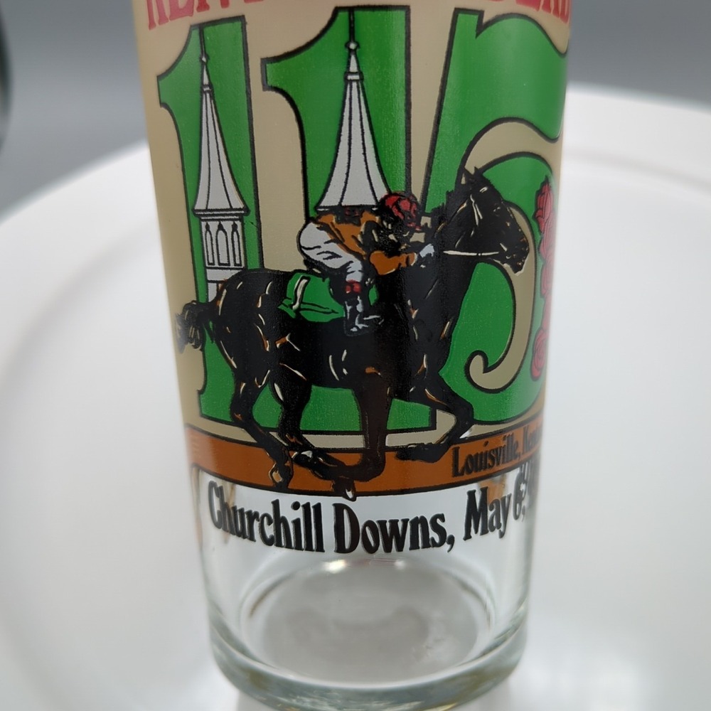 Official 115th Kentucky Derby‎ Glass Tumbler- May 6, 1989 Churchill Downs - Picture 3 of 16